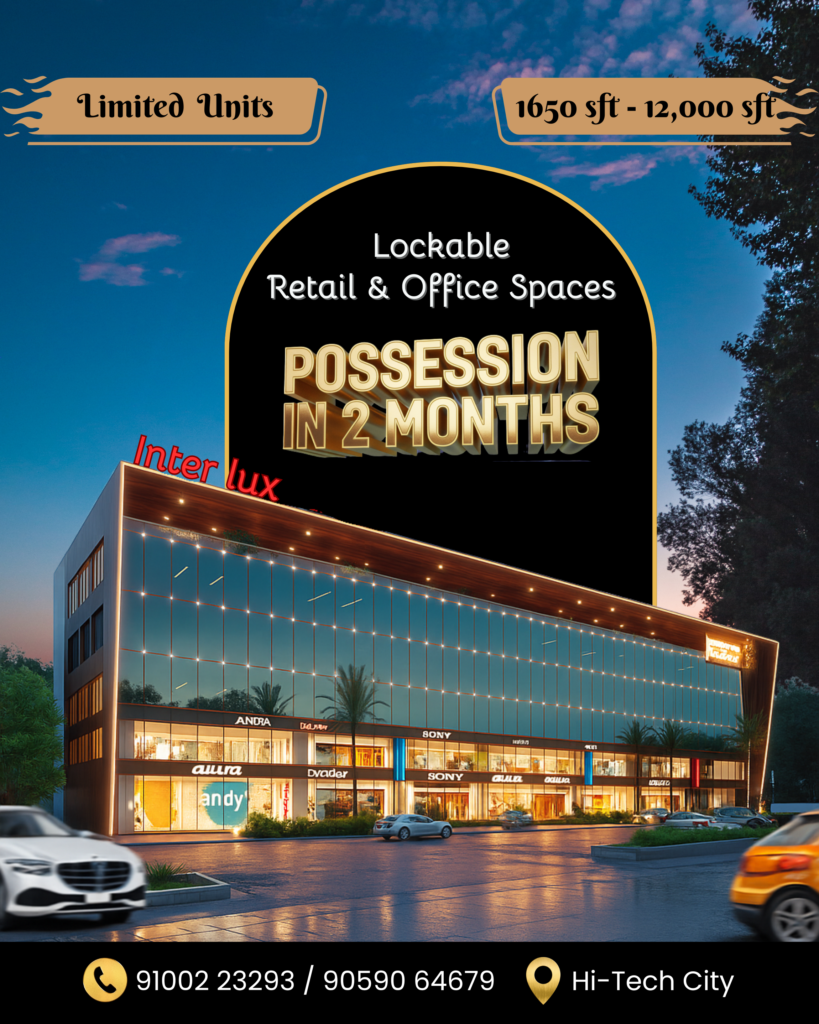 Lockable Retail & Office Spaces