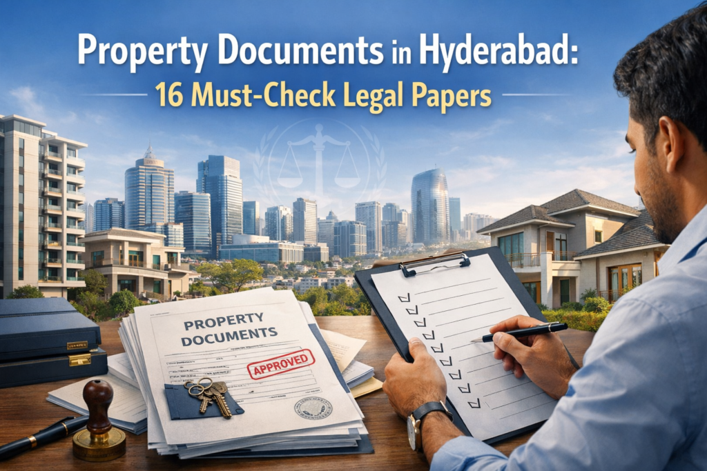 Property documents in Hyderabad