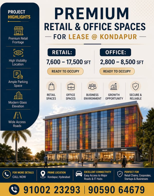 Premium Retail & Office Spaces for Lease
